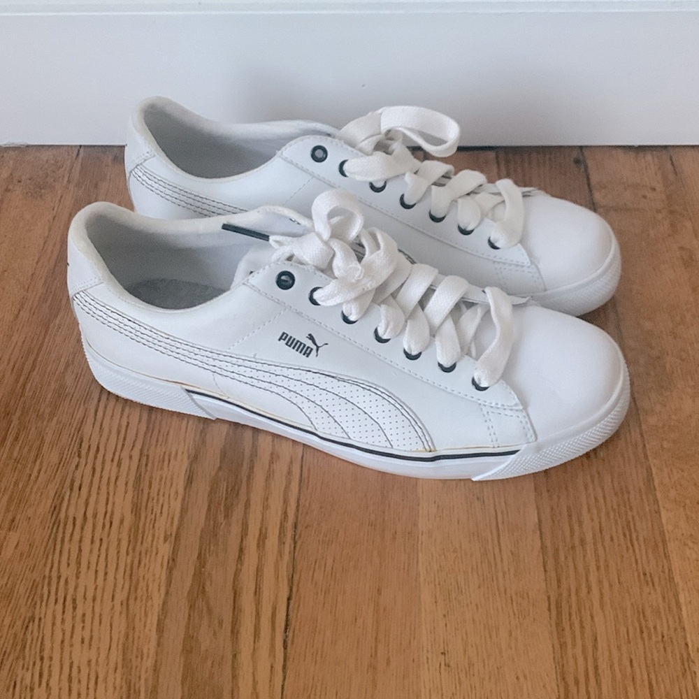 Puma Benny leather Sneakers tennis shoes Size 9 men’s